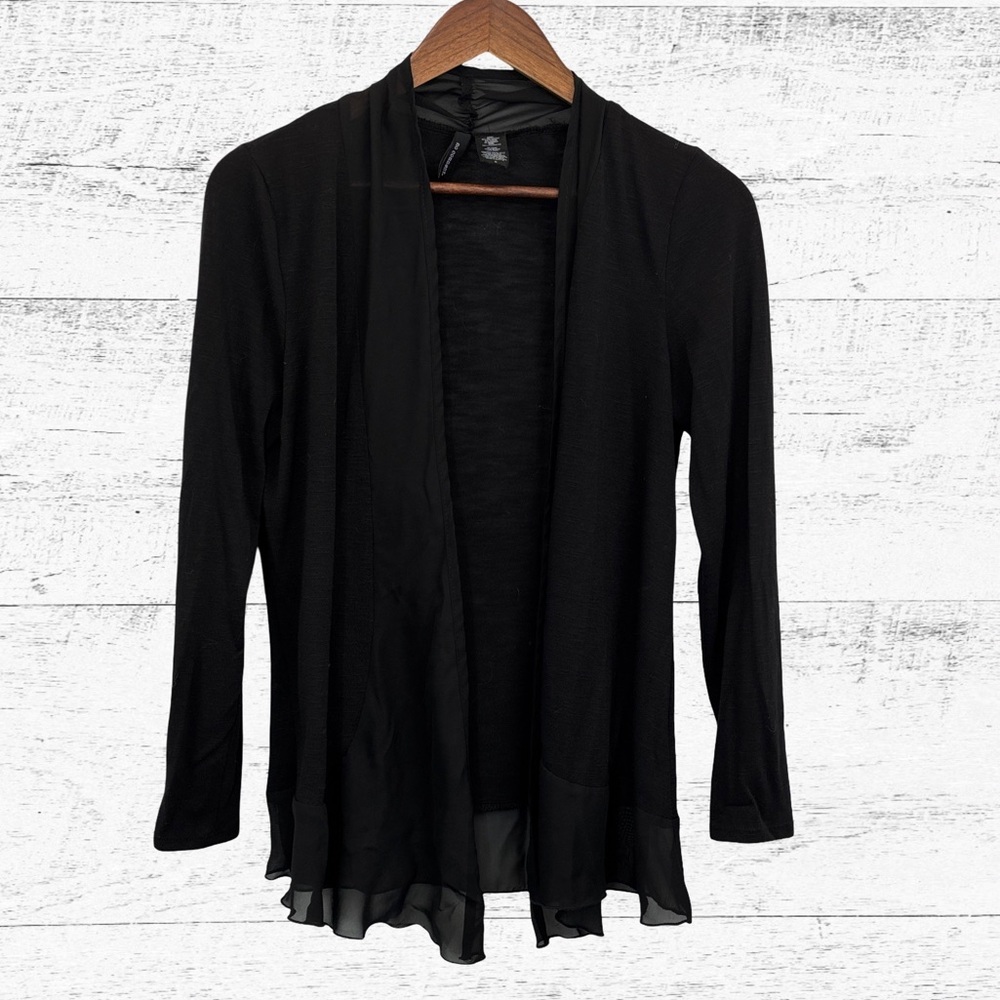 Elegant Black Women's Cardigan